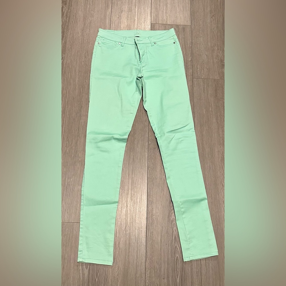 Women’s size 10, mint color, Express jeans
